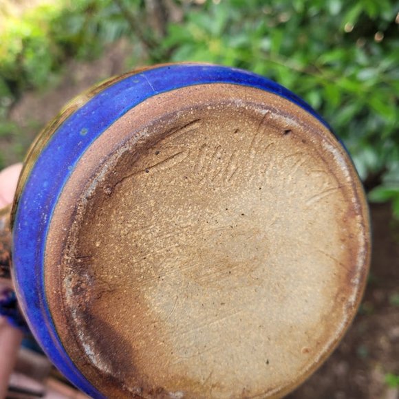 Vintage 1982 Studio Signed Art Pottery Tea Pot - Picture 9 of 13